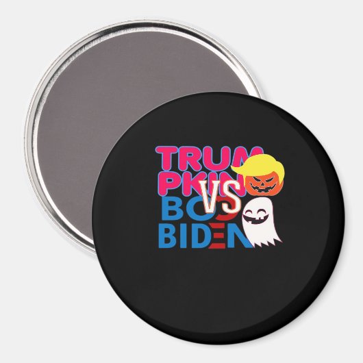Funny Trumpkin Vs Boo Biden Halloween Design Class Magnet (Vorderseite/Rückseite)
