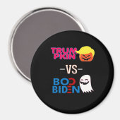 Funny Trumpkin Vs Boo Biden Halloween Design Class Magnet (Vorderseite/Rückseite)