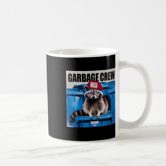 Funny Trumps Unterstützer sind Garbage Joe Biden G Kaffeetasse (Rechts)