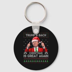 Funny Trumps Zurück Weihnachten ist wieder groß We Schlüsselanhänger