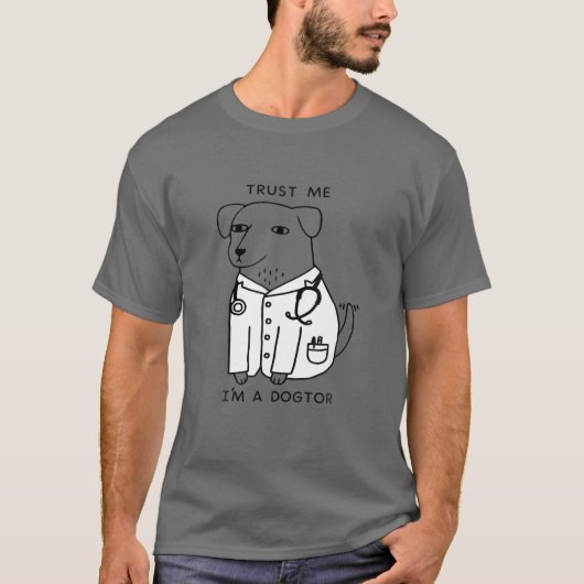 Funny Trust Me I’M Dogtor Dr. Brad Robinson T-Shirt (Vorderseite)