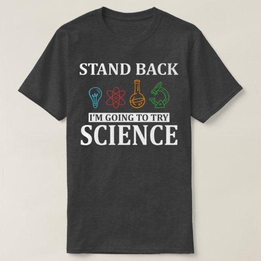 Funny Trying Science Premium T-Shirt (Design vorne)