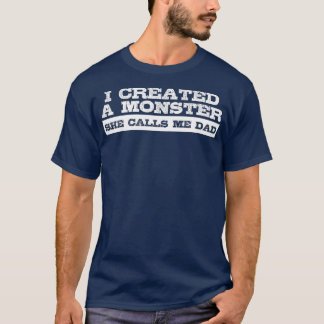 Funny Tshirt Geschenk für Vater von Daughter First