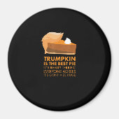 Funny Tshirt Pumpkin Pie Erntedank Fall Magnet (Vorne)
