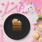 Funny Tshirt Pumpkin Pie Erntedank Fall Pappteller (Party)