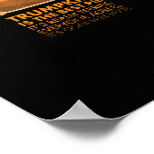 Funny Tshirt Pumpkin Pie Erntedank Fall Poster (Ecke)