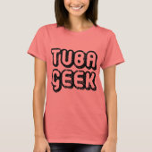 Funny Tuba Geek Retro T-Shirt (Vorderseite)