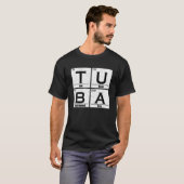 Funny Tuba Periodic Tischgeschenk Tuba Player T-Shirt (Vorne ganz)