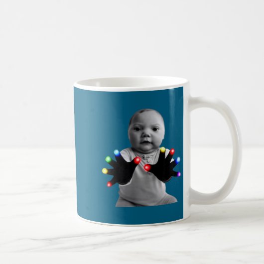 Funny Tuff Baby Ai Gloving Meme Kaffeetasse (Rechts)
