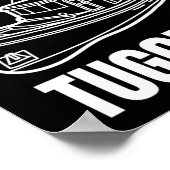 Funny Tug Boat Captain Graphic  Poster (Ecke)