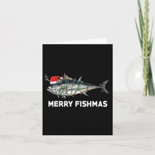Funny Tuna Fisch Weihnachtsmann Weihnachten Weihna Karte