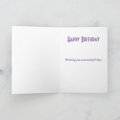 Funny Tunt Happy Birthday Card Karte (Innenseite)