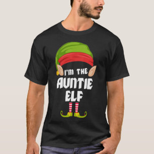 Funny Tuntie Elf Matching Family PJ Weihnachten T-Shirt