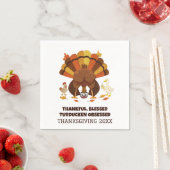 Funny Turducken Thanksgiving Serviette (Beispiel)