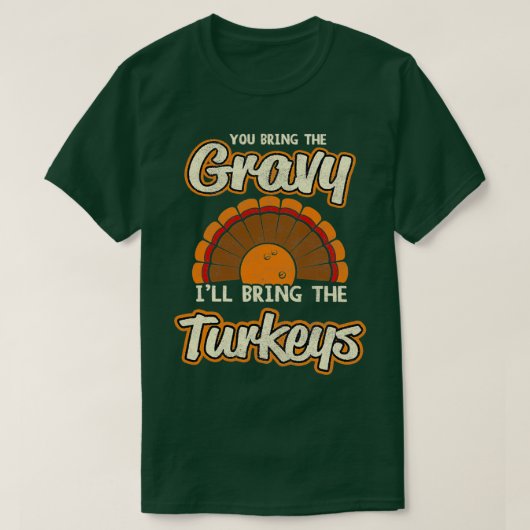 Funny Turkey Bowling Bowling Bowler T T-Shirt (Design vorne)