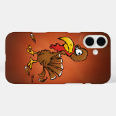 Funny Turkey Cartoon Case-Mate iPhone Hülle (Rückseite (Horizontal))