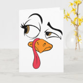 Funny Turkey Cool Türkei Erntedank Kostüme Männer Karte (Gelbe Blume)