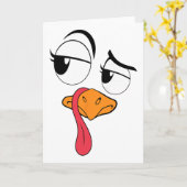 Funny Turkey Cool Türkei Erntedank Kostüme Männer Karte (Gelbe Blume)