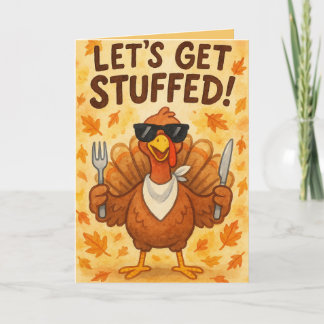 Funny Turkey Day Card – Hilarious Thanksgiving Hum Karte