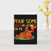 Funny Turkey Day Thanksgiving Gift Tee Ur Some Gra Karte (Gelbe Blume)
