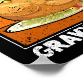 Funny Turkey Dinner Thanksgiving Pour You Poster (Ecke)