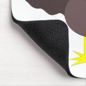 Funny Turkey Erntedank Mousepad (Ecke)