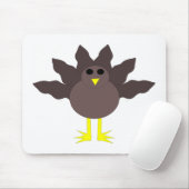 Funny Turkey Erntedank Mousepad (Mit Mouse)