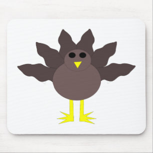 Funny Turkey Erntedank Mousepad