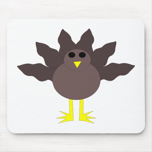 Funny Turkey Erntedank Mousepad (Vorne)