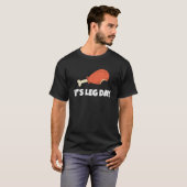 Funny Turkey Es ist ein Lingday Erntedank Workout T-Shirt (Vorne ganz)