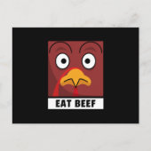 Funny Turkey Familienmatratzen Erntedank Outfit Postkarte (Vorderseite)