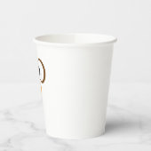 Funny Turkey Familienname Erntedank Türkei Face Fr Pappbecher (Links)