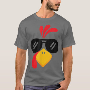 Funny Turkey Gesicht Erntedank Niedlich Boys Girls T-Shirt