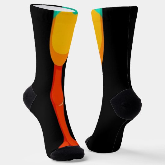 Funny Turkey Hühnerfüße Socken Knie Tier (Gewinkelt)