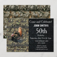 Funny Turkey Jagd Männer Camouflage Geburtstag