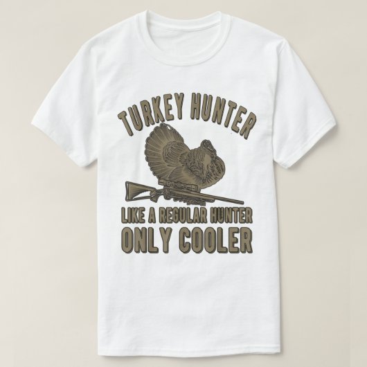Funny Turkey Junter Türkei Jagd Lover T-Shirt (Design vorne)