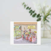 FUNNY TÜRKEY KIDS ERNTEDANK POSTCARD POSTKARTE (Stehend Vorderseite)