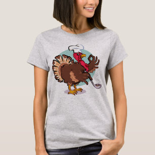 Funny Turkey Koch Vintager Cartoon T-Shirt