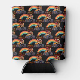 Funny Turkey Monster Truck Erntedank Cooler Dosenkühler