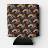 Funny Turkey Monster Truck Erntedank Cooler Dosenkühler (Rückseite)