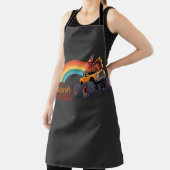 Funny Turkey Monster Truck Erntedank Schürze (InSitu)