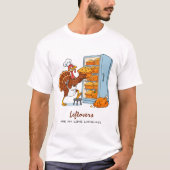Funny Turkey Thanksgiving Leftovers Food Lovers T-Shirt (Vorderseite)