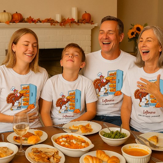 Funny Turkey Thanksgiving Leftovers Food Lovers T-Shirt