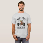 Funny Turkey Weightlifting Don't Fart Gym T-Shirt (Vorne ganz)