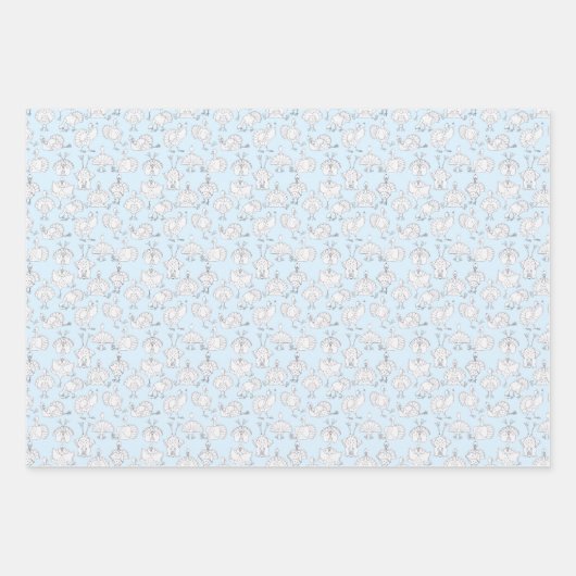 Funny Turkeys Having Fun!  Geschenkpapier Set (Vorderseite 3)