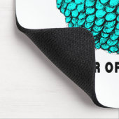 Funny Türkis Ram Chinesisches Jahr Zodiac Mousepad (Ecke)