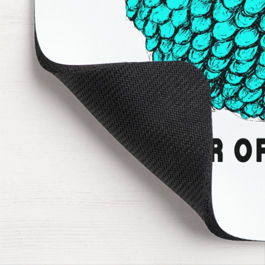 Funny Türkis Ram Chinesisches Jahr Zodiac Mousepad (Ecke)