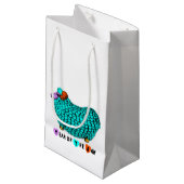 Funny Türkise Ram Chinese Year Zodiac S Geschenkta Kleine Geschenktüte (Vorderseite Schrägansicht)