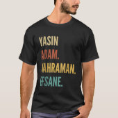 Funny Turkish Vorname Design Yasin Tank Top 127 (Vorderseite)