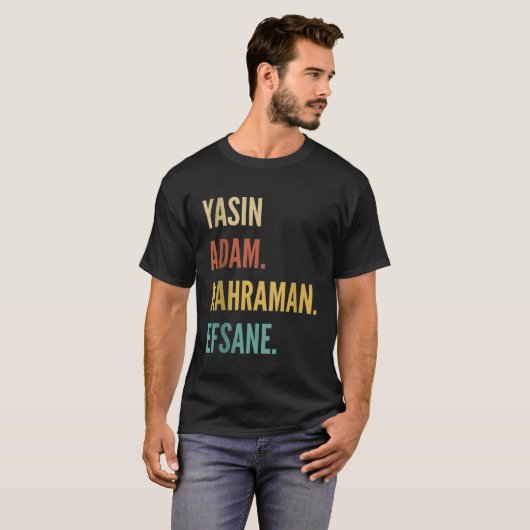 Funny Turkish Vorname Design Yasin Tank Top 127 (Vorne ganz)